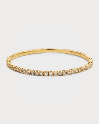 Cassidy Diamonds 18K Yellow Gold Diamond Bangle Bracelet