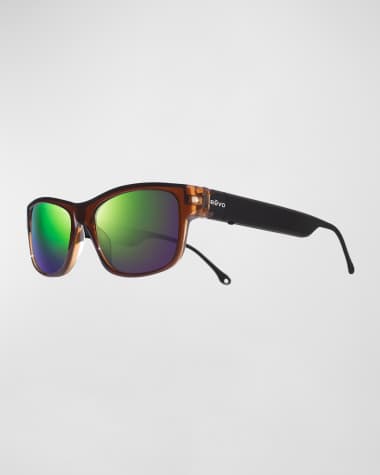 Revo Men's Sonic 2 Polarized Audio Bluetooth Sunglasses