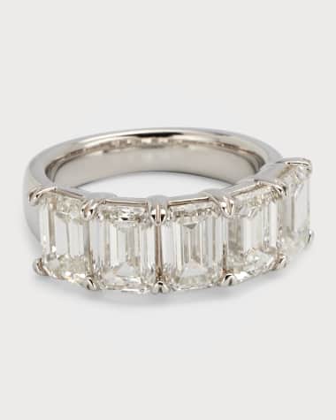 Neiman Marcus Lab Grown Diamonds Lab Grown Diamond 18K White Gold Emerald-Cut Ring