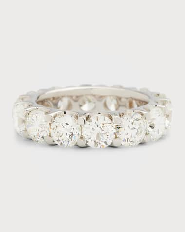 Neiman Marcus Diamonds Diamond 18K White Gold Eternity Band Ring