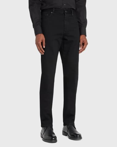 Vince Camuto Leopard Print Slim Leg Pleated Pants Rich Black, $65, Last  Call by Neiman Marcus
