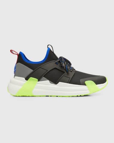 Moncler Men's Lunarove Textile Low-Top Sneakers