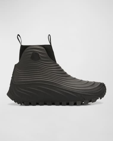 Moncler Men's Acqua High Ribbed Rain Boots