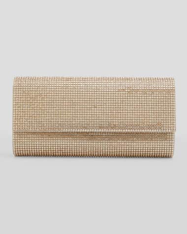 Judith Leiber Couture Perry Beaded Crystal Clutch Bag