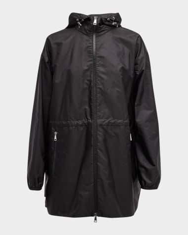 Moncler Wete Parka Jacket with Gathered Waist
