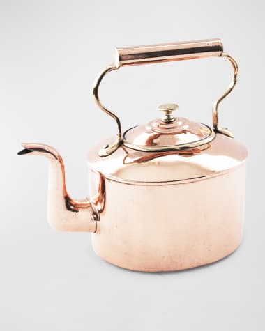 Coppermill Kitchen English Oval Tea Kettle, C.1880