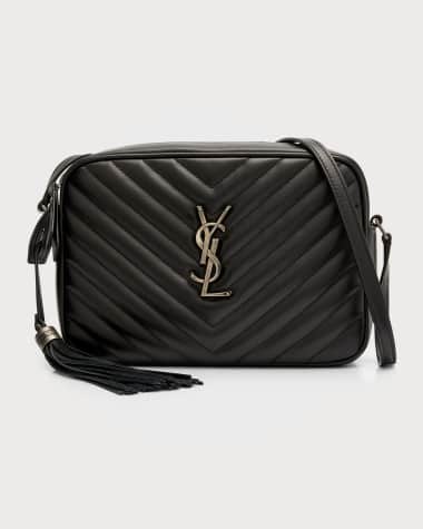 Le MONOGRAMME crossbody pouch in CASSANDRE canvas and smooth leather, Saint Laurent