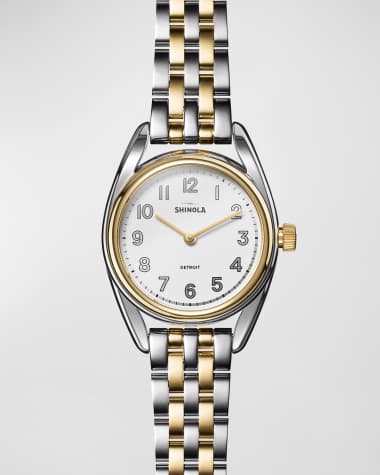 Shinola Derby Two-Tone Bracelet Watch, 30mm