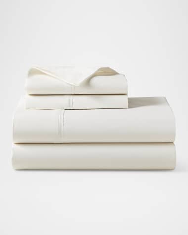 Ralph Lauren Home Organic 464 Percale Fitted Sheet , QUEEN