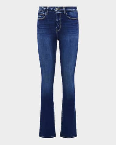 L'Agence Selma High Rise Baby Bootcut Jeans