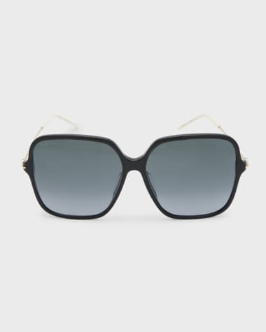 Gucci GG Square Acetate Sunglasses