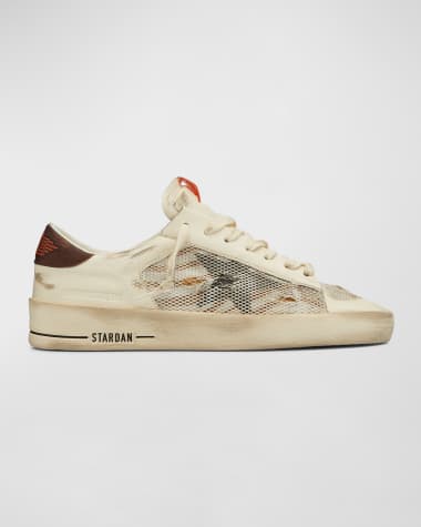 Golden Goose Men's Stardan Leather Low-Top Sneakers