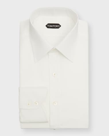 TOM FORD Men's Slim Fit Cotton Dress Shirt