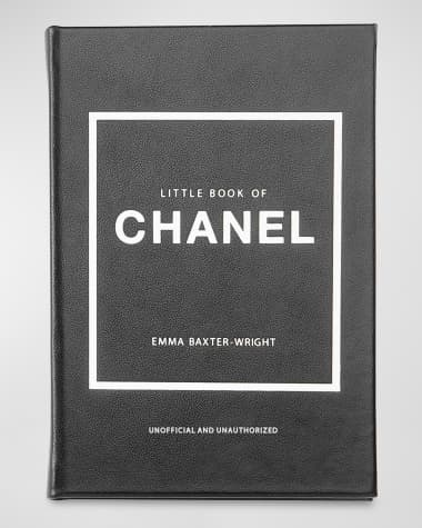 Graphic Image "Little Book of Chanel" Leather Bound Book