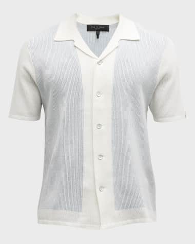 Rag & Bone Men's Harvey Knit Camp Shirt