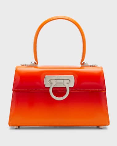 NEW‼️ Salvatore Ferragamo Mini Gancini Top Handle Calfskin Bag