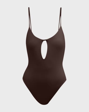 ANEMOS The Keyhole One-Piece Swimsuit