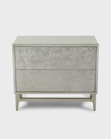 John-Richard Collection Prata Nightstand