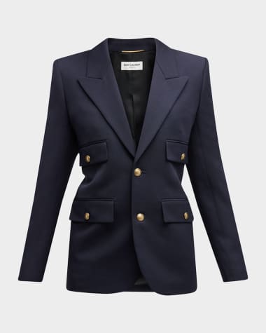Saint Laurent 4-Pocket Blazer Jacket