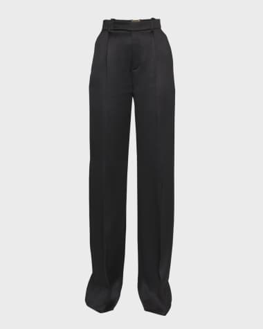 Saint Laurent Silk Trouser Pants