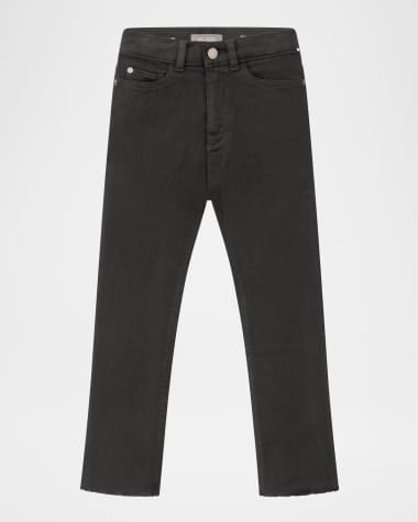 DL1961 Girl's Emie High Rise Straight-Leg Denim Jeans, Size 7-20