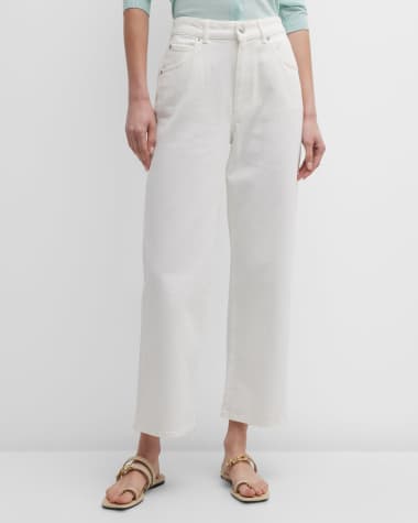Neiman marcus white new arrivals jeans