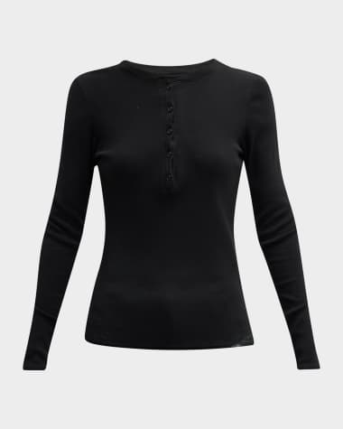Nili Lotan Jordan Henley T-Shirt