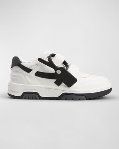 Off-White Kid's Out Of Office Leather Sneakers, Size Toddler/Kids