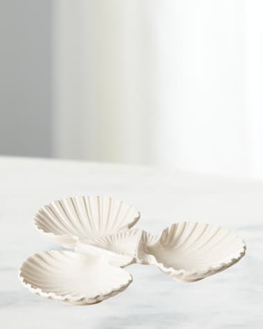 AERIN Shell 3-Bowl Dish