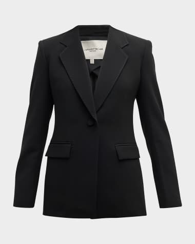 Lafayette 148 New York Holder Single-Button Jacket