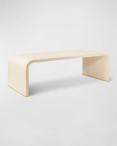 AERIN Faux Shagreen Coffee Table