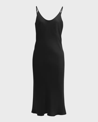 Lunya Backless Washable Silk Mini Slip Dress