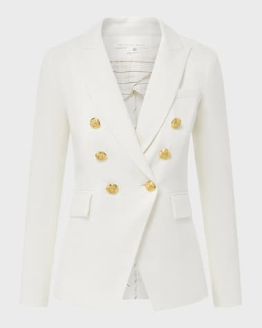 Veronica Beard Miller Linen Dickey Jacket