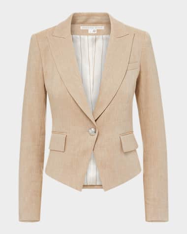 Veronica Beard Hosanna Linen Dickey Jacket