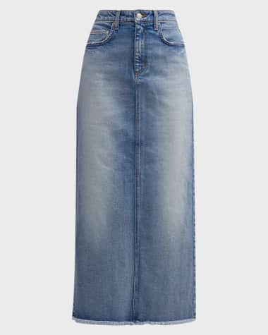 Salon 1884 Cadi Denim Maxi Skirt