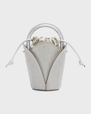 Oscar de la Renta Tulipan Nano Crystal Top-Handle Bag
