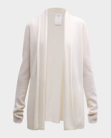 Neiman Marcus Cashmere Collection Cashmere Basic Open Cardigan