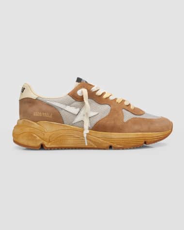 Golden Goose Men's Running Sole Suede & Mesh Sneakers