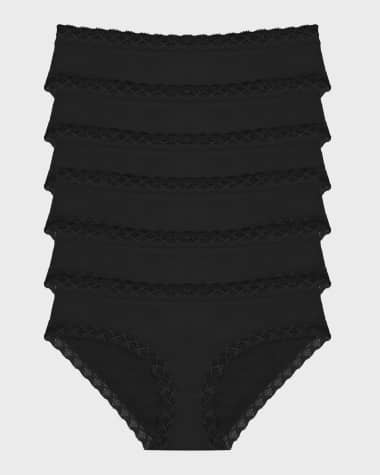 Natori Lace-Trim Briefs, Pack of 6