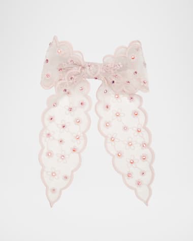 Natasha Accessories Limited Floral Bow Barrette