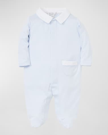Kissy Kissy Kid's New Beginnings Collared Footie, Size Premie-9M