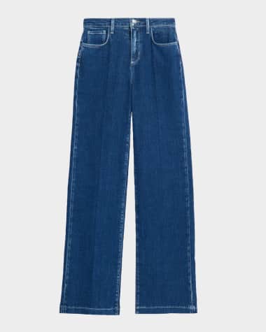 L'Agence Clayton High Rise Wide-Leg Jeans