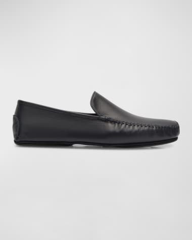 Manolo Blahnik Men's Mayfair 197 Leather Loafers