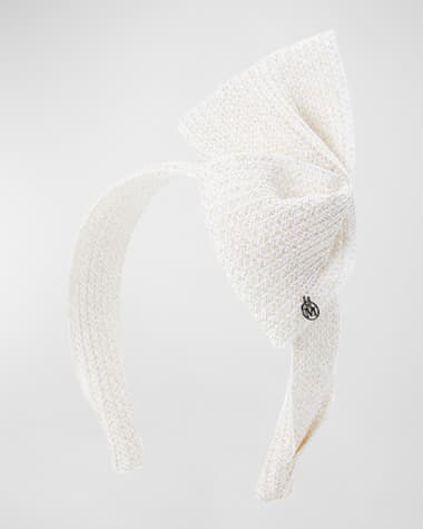 Maison Michel Beth Hemp Straw Headband