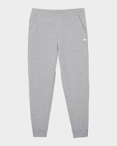 Lacoste Men's Solid Active Double Face Slim Fit Joggers