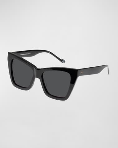 Le Specs Bio-Rapture Plastic Cat-Eye Sunglasses