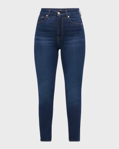 7 for all mankind The High Waist Ankle Skinny Jeans