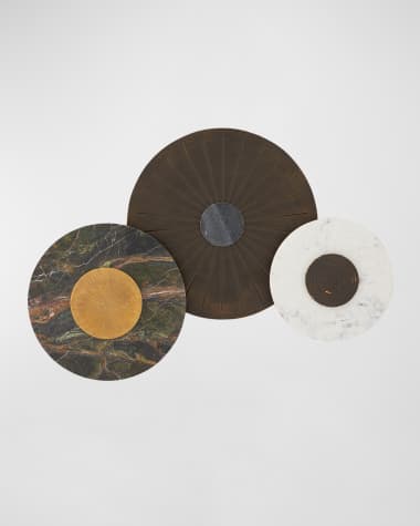 Arteriors Rhodes Wall Plaques, Set of 3