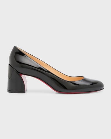 Christian Louboutin Miss Sab Patent Red Sole Pumps