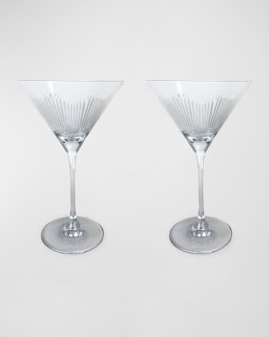 Michael Wainwright Berkshire Martini Glasses, Set of 2